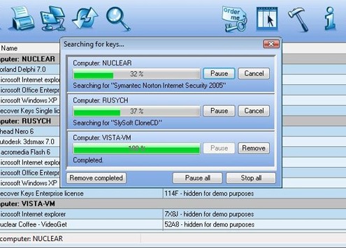 Produkt Key auslesen