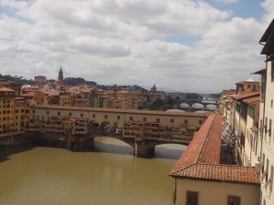 Ponte Vecchio bridge in Florence 