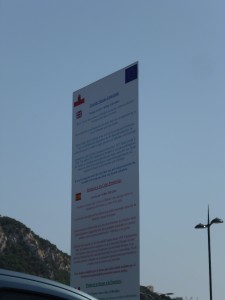 Apologizing from Gibraltar